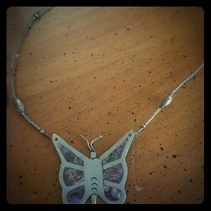 Vintage Butterfly Necklace
